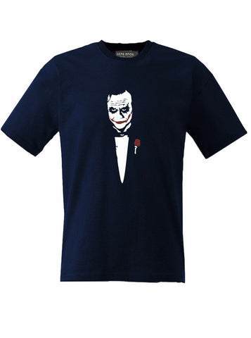 Abstract Joker - Batman Gotham Akram Blue T-Shirt (SIZE - L)