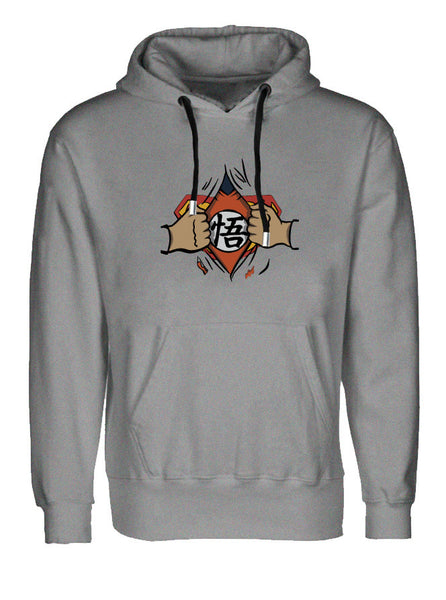 Goku Super Saiyan - Dragon Ball Z Grey Hoodie (SIZE - M)