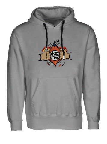 Goku Super Saiyan - Dragon Ball Z Grey Hoodie (SIZE - M)