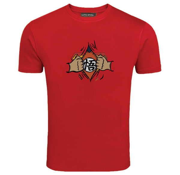 Goku Super Saiyan - Dragon Ball Z Red T-Shirt (SIZE - L)