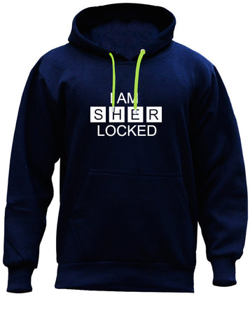 I Am Sherlocked - Sherlock Holmes Blue Hoodie (SIZE - XL)