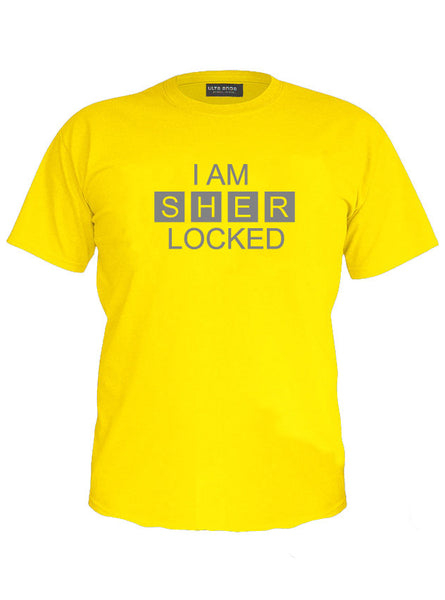 I Am Sherlocked - Sherlock Holmes White T-Shirt (SIZE - XXL)