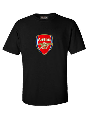 Arsenal Fc - Soccer Love - Football Life Black T-Shirt (SIZE - M)