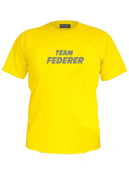 Team Roger Federer - Tennis Legend - God White T-Shirt (SIZE - L)