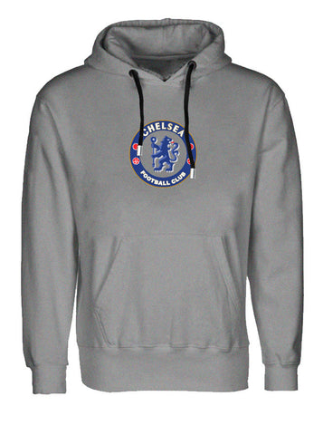 Chelsea Fc - Soccer Love - Football Life Grey Hoodie (SIZE - L)