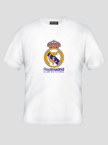 Real Madrid - Soccer Love - Football Life White T-Shirt (SIZE - XXL)