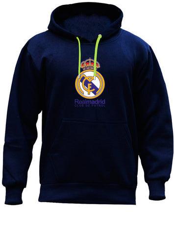 Real Madrid - Soccer Love - Football Life Blue Hoodie (SIZE - M)