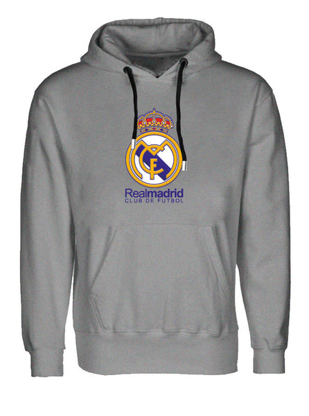 Real Madrid - Soccer Love - Football Life Grey Hoodie (SIZE - XXL)