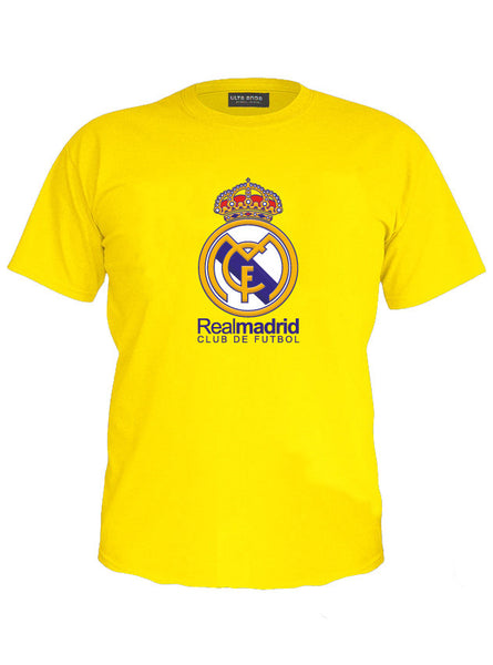 Real Madrid - Soccer Love - Football Life Yellow T-Shirt (SIZE - M)