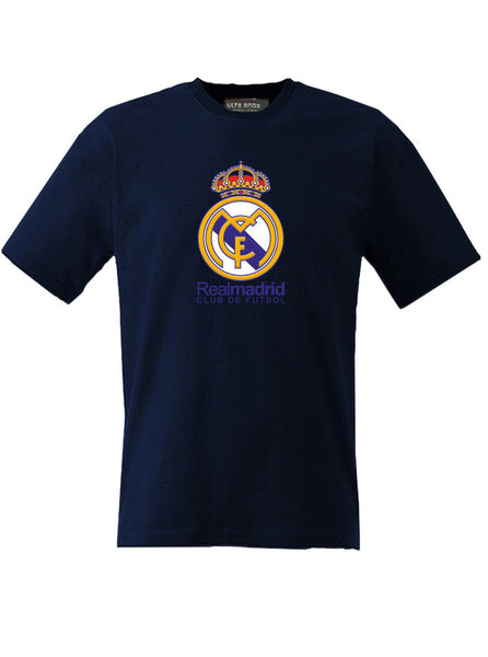 Real Madrid - Soccer Love - Football Life Blue T-Shirt (SIZE - XL)