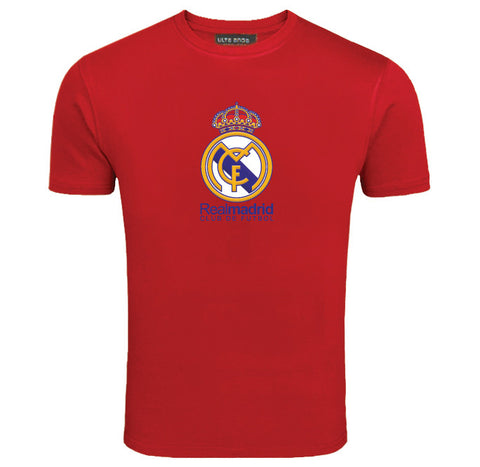 Real Madrid - Soccer Love - Football Life Red T-Shirt (SIZE - L)