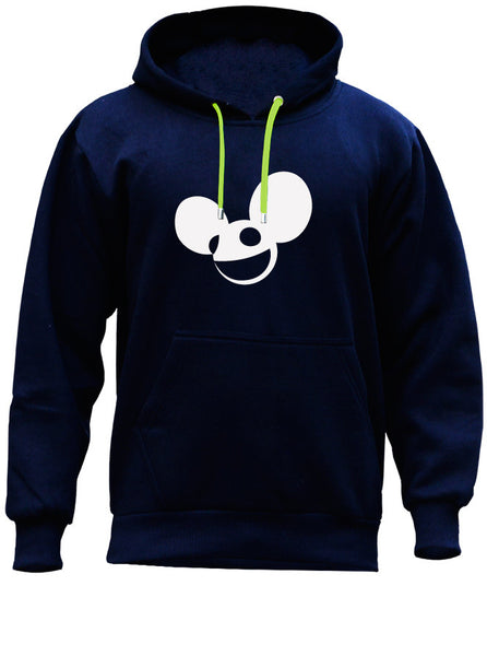 Deadmau5 - Edm Trance Electronic Music Love Blue Hoodie (SIZE - XXL)