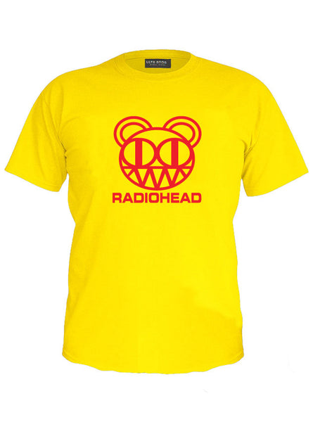 Radiohead - Edm Trance Electronic Music Love Yellow T-Shirt (SIZE - M)