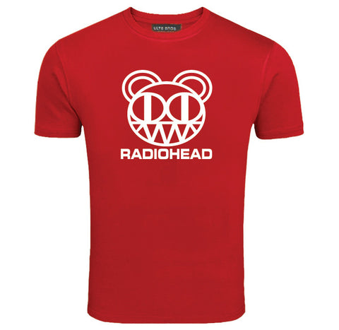 Radiohead - Edm Trance Electronic Music Love Red T-Shirt (SIZE - XL)