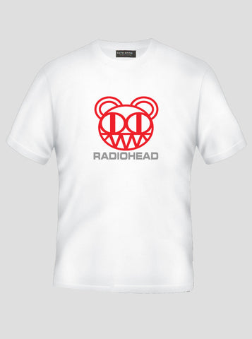 Radiohead - Edm Trance Electronic Music Love White T-Shirt (SIZE - L)