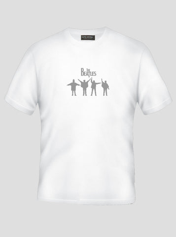 The Beatles - John Lennon Old Rock Band Music Legend White T-Shirt (SIZE - L)