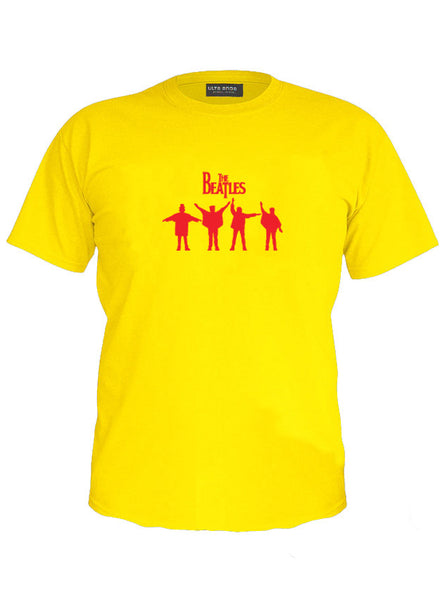 The Beatles - John Lennon Old Rock Band Music Legend Yellow T-Shirt (SIZE - M)