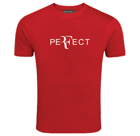 Roger Federer - Tennis Legend - Perfect Red T-Shirt (SIZE - XL)