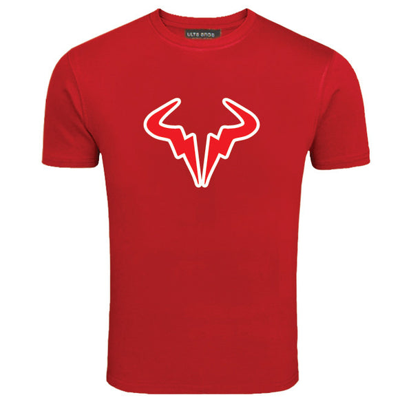 Rafael Nadal - Tennis God Champion Red T-Shirt (SIZE - XL)