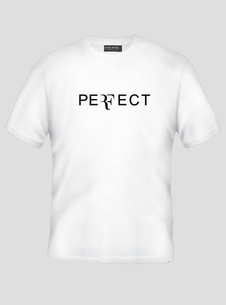 Roger Federer - Tennis Legend - Perfect White T-Shirt (SIZE - L)