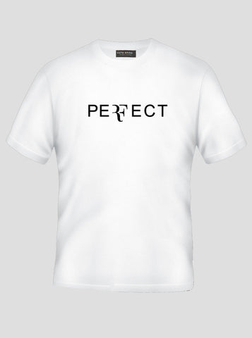 Roger Federer - Tennis Legend - Perfect White T-Shirt (SIZE - L)