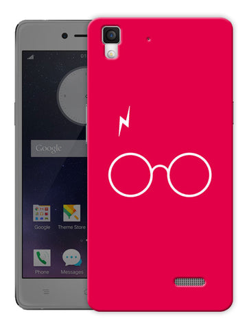 Harry Potter Minimal Red Printed Designer Mobile Back Cover For Oppo R7 